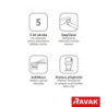 Vanová baterie Ravak Espirit bez sprchového setu 150 grafit kartáčovaný X070316