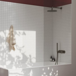 Sprchová a vanová baterie Ravak Espirit bez podomítkového tělesa grafit kartáčovaný X070319