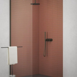 Sprchová a vanová baterie Ravak Espirit se sprchovým setem grafit kartáčovaný X070324