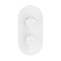 Sprchová a vanová baterie Ravak Espirit bez podomítkového tělesa bílá matná X070246