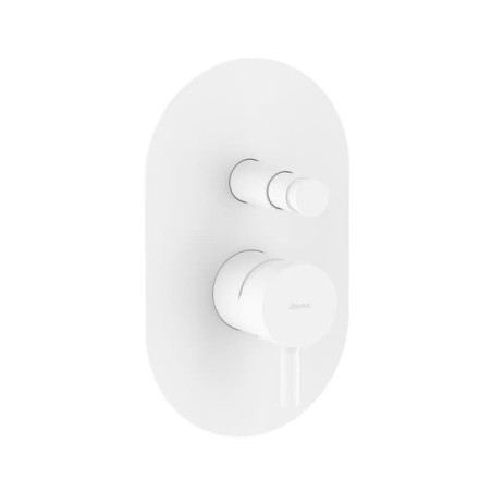 Sprchová a vanová baterie Ravak Espirit bez podomítkového tělesa bílá matná X070247