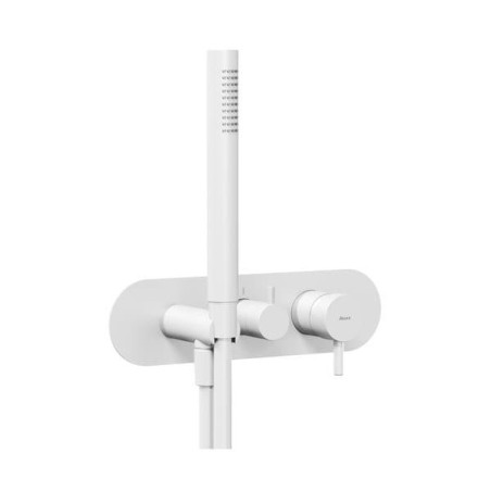 Sprchová a vanová baterie Ravak Espirit bez podomítkového tělesa bílá matná X070245