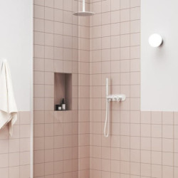 Sprchová a vanová baterie Ravak Espirit se sprchovým setem bílá matná X070250