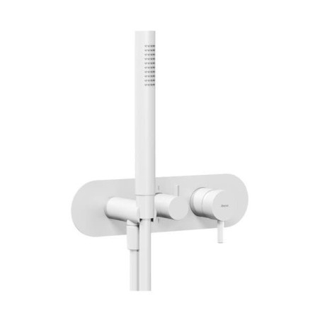 Sprchová a vanová baterie Ravak Espirit se sprchovým setem bílá matná X070250