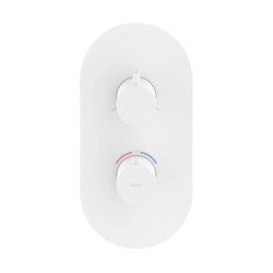 Sprchová a vanová baterie Ravak Espirit bez podomítkového tělesa bílá matná X070252