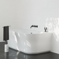 Sprchová a vanová baterie Ravak Espirit včetně podomítkového tělesa černá matná X070277