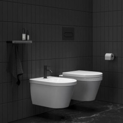 Bidetová baterie Ravak Espirit bez výpusti černá matná X070281