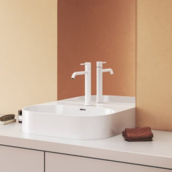 Umyvadlová baterie Ravak Espirit bez výpusti bílá matná X070400