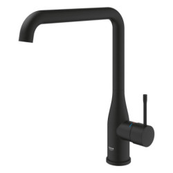 Dřezová baterie GROHE Essence New s otočným ramínkem phantom black 30505KF0