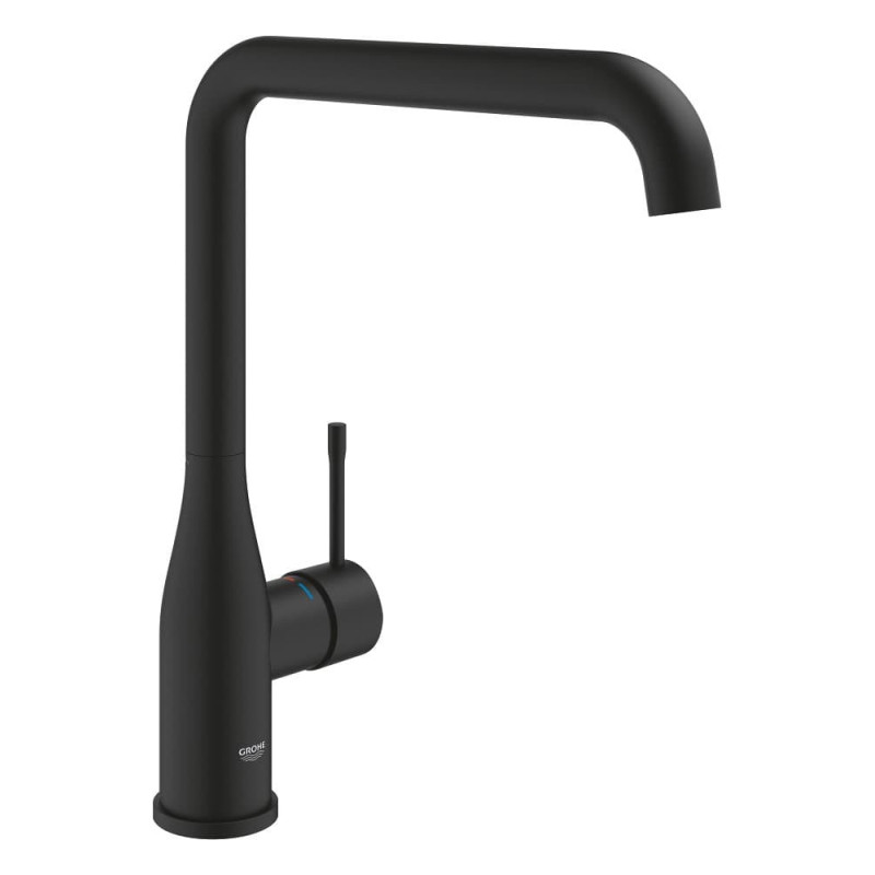 Dřezová baterie GROHE Essence New s otočným ramínkem phantom black 30505KF0