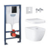 Závěsný wc set do lehkých stěn / předstěnový GROHE Euro Ceramic SIKOBGRSET1