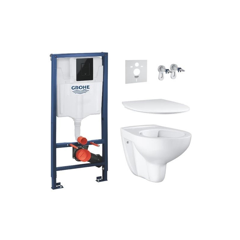 Závěsný wc set do lehkých stěn / předstěnový GROHE Bau Ceramic SIKOBGRSET2