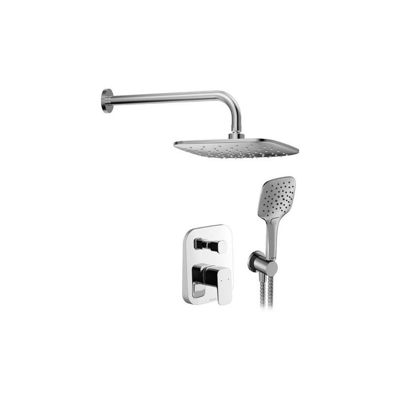 Sprchový systém Ravak 10° pod omítku s pákovou baterií chrom X07S012