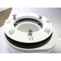 Vaničkový sifon nízký Polysan průměr otvoru 90 mm, DN40, krytka bílá 1716W