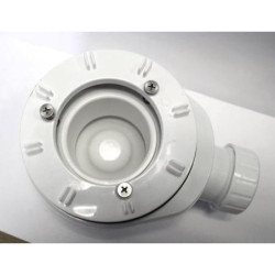 Vaničkový sifon nízký Polysan průměr otvoru 90 mm, DN40, krytka bílá 1716W