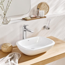 Umyvadlo na desku GROHE Eurostyle 2015 50x38 cm alpine-white bez otvoru pro baterii, bez přepadu 39216000