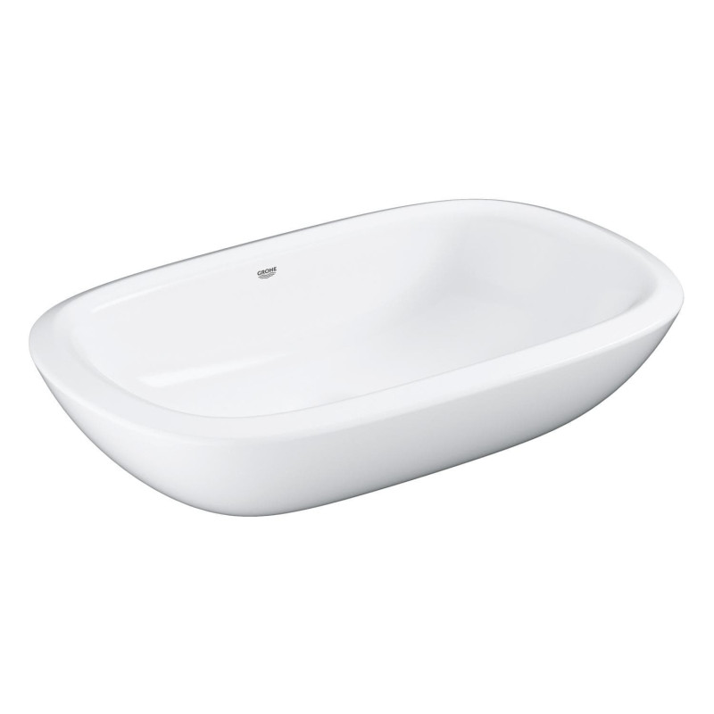 Umyvadlo na desku GROHE Eurostyle 2015 50x38 cm alpine-white bez otvoru pro baterii, bez přepadu 39216000