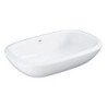 Umyvadlo na desku GROHE Eurostyle 2015 50x38 cm alpine-white bez otvoru pro baterii, bez přepadu 39216000