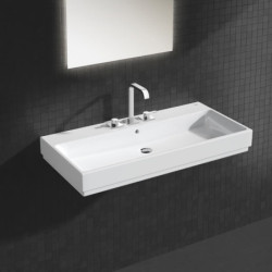 Umyvadlo GROHE Cube Ceramic 100x49 cm alpine-white otvor pro baterii uprostřed 3938600H