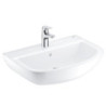 Sada GROHE Bau Ceramic Bundle 60,9x44,2 cm alpine-white s baterií Start Flow otvor pro baterii uprostřed 39472000