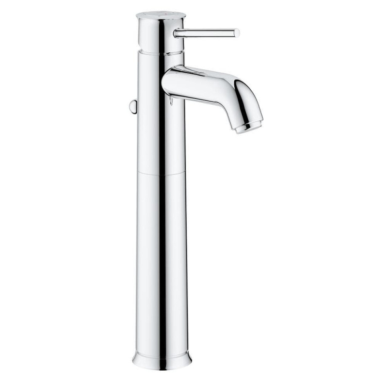 Vysoká umyvadlová baterie GROHE BauClassic s výpustí chrom 32868000