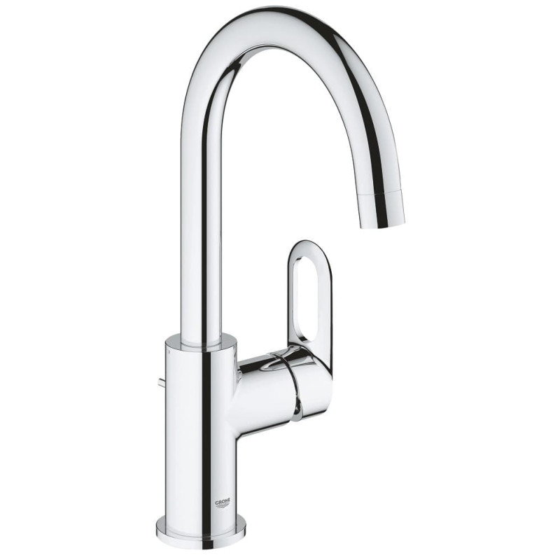 Vysoká umyvadlová baterie GROHE BauLoop s výpustí chrom 23091000