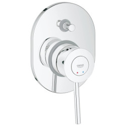 Sprchová a vanová baterie GROHE BauClassic včetně podomítkového tělesa chrom 29047000