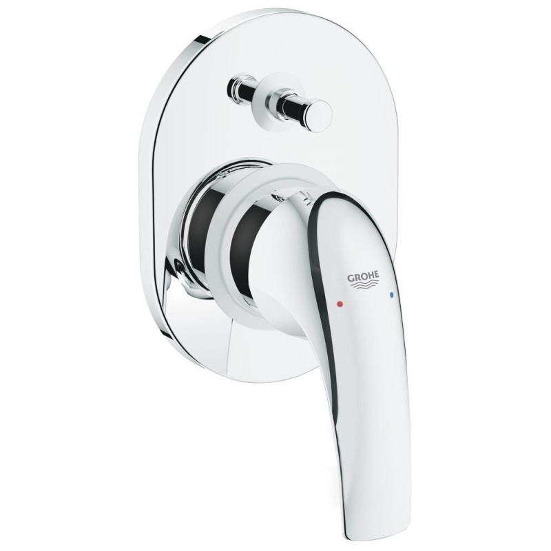 Sprchová a vanová baterie GROHE BauCurve včetně podomítkového tělesa chrom 29043000