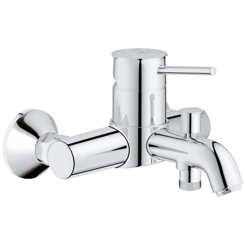 Vanová baterie GROHE BauClassic bez sprchového setu 150 mm chrom 32865000