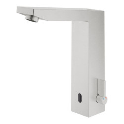 Vysoká umyvadlová baterie GROHE Eurocube E se senzorem supersteel 36441DC0