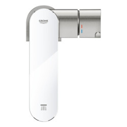 Umyvadlová baterie GROHE GROHE Plus 2019 s clic-clacem supersteel 23958DC3