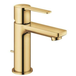 Umyvadlová baterie GROHE Lineare New s výpustí Cool Sunrise 32109GL1