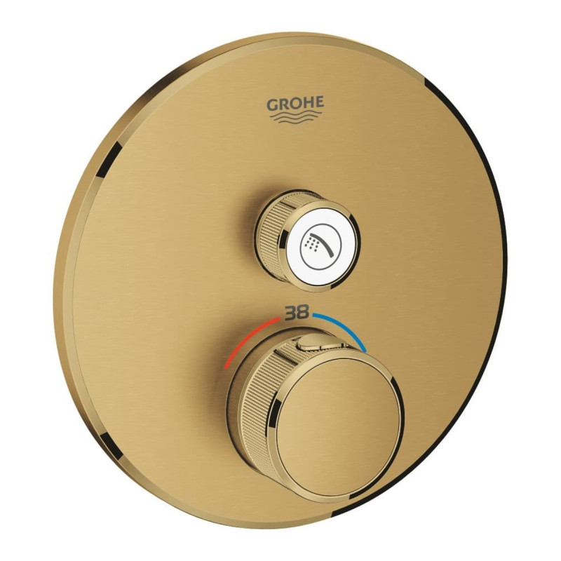 Sprchová baterie GROHE Grohtherm SmartControl bez podomítkového tělesa Brushed Cool Sunrise 29118GN0