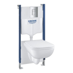 Sada 5 v 1 závěsné GROHE Solido Start Edge Ceram Bundle zadní odpad 39816000