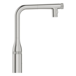 Dřezová baterie GROHE Essence SmartControl s vytahovací sprškou, 2 proudy supersteel 31892DC0
