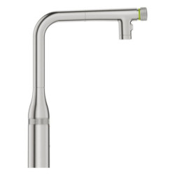 Dřezová baterie GROHE Essence SmartControl s vytahovací sprškou, 2 proudy supersteel 31892DC0
