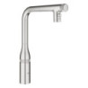 Dřezová baterie GROHE Essence SmartControl s vytahovací sprškou, 2 proudy supersteel 31892DC0