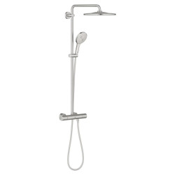 Sprchový systém GROHE Rainshower s termostatickou baterií Supersteel 26836DC0
