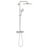 Sprchový systém GROHE Rainshower s termostatickou baterií Supersteel 26836DC0