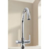Dřezová baterie GROHE GROHE Blue Pure 2022 s otočným ramínkem chrom 30580000