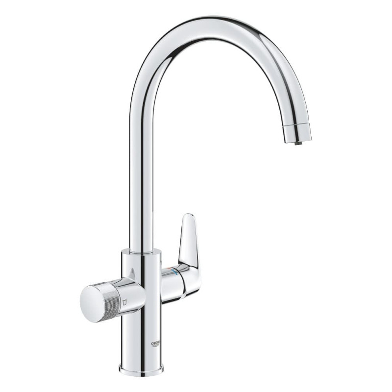 Dřezová baterie GROHE GROHE Blue Pure 2022 s otočným ramínkem chrom 30580000