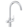 Dřezová baterie GROHE GROHE Blue Pure 2022 s otočným ramínkem chrom 30580000