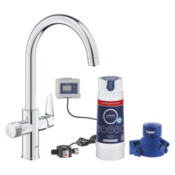 Dřezová baterie GROHE GROHE Blue Pure 2022 s filtrem chrom 30582000