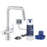 Dřezová baterie GROHE GROHE Blue Pure 2022 s filtrem chrom 30584000