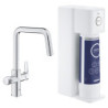 Dřezová baterie GROHE GROHE Blue Pure 2022 s filtrem chrom 30586000