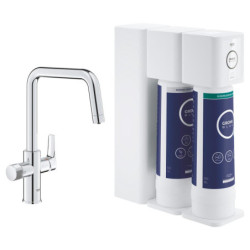 Dřezová baterie GROHE GROHE Blue Pure 2022 s filtrem chrom 30587000