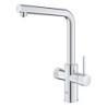 Dřezová baterie GROHE GROHE Blue Pure 2022 s otočným ramínkem supersteel 30588000