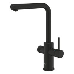 Dřezová baterie GROHE GROHE Blue Pure 2022 s vytahovací sprškou phantom black 30590KF0
