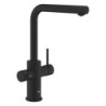 Dřezová baterie GROHE GROHE Blue Pure 2022 s vytahovací sprškou phantom black 30590KF0