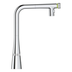 Dřezová baterie GROHE Zedra SmartControl s vytahovací sprškou, 2 proudy chrom 31886000